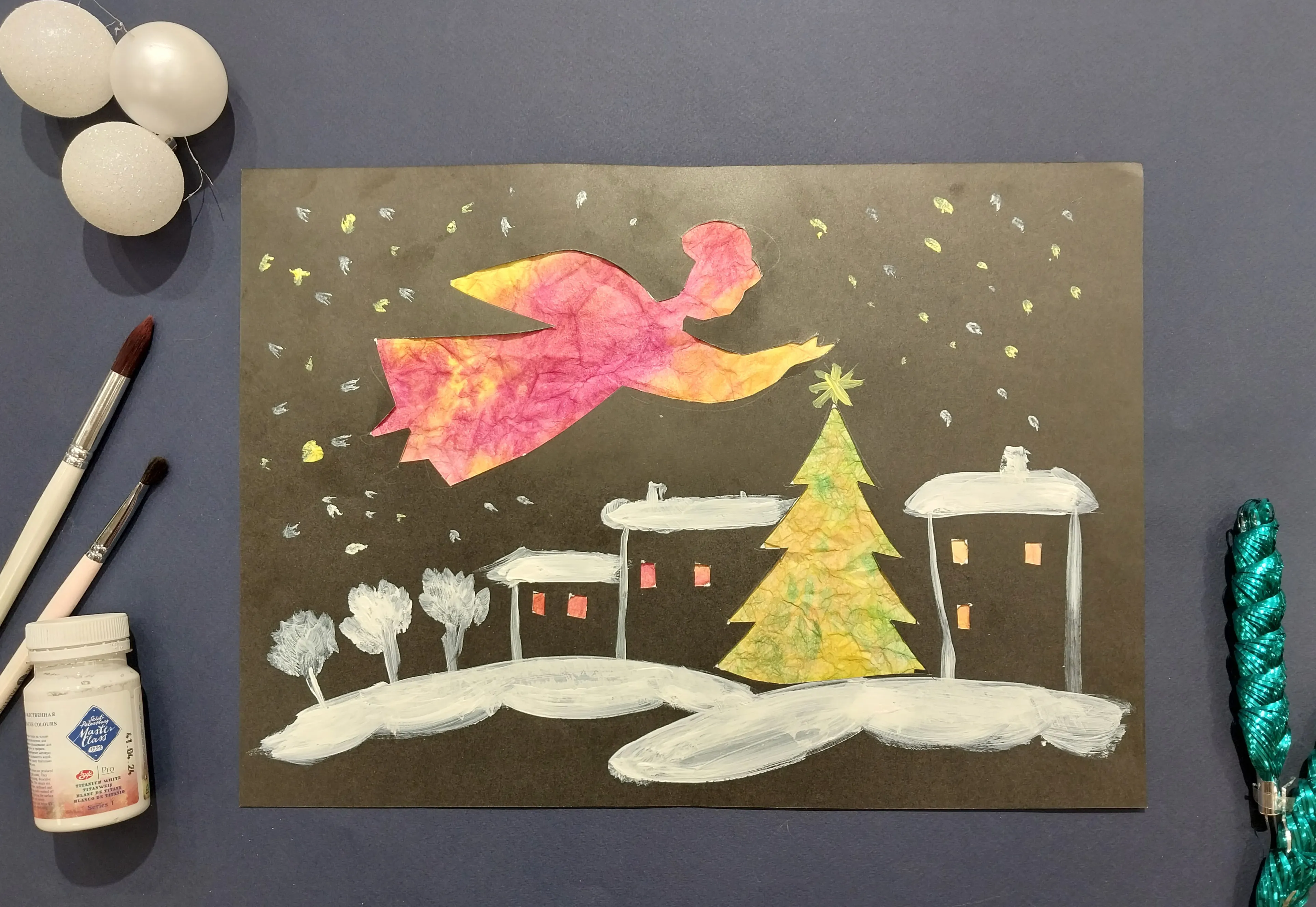 Мастер-класс по созданию декоративного панно «Рождественский ангел»